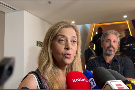 Leila Pereira, presidente do Palmeiras
