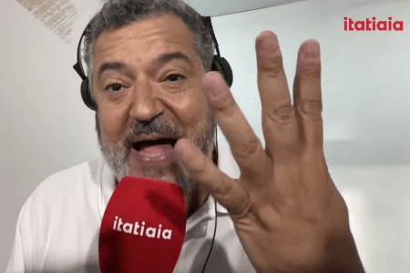 Mário Henrique Caixa, narrador do Atlético na Itatiaia