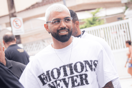 Gabigol, ídolo do Flamengo e atacante do Santos