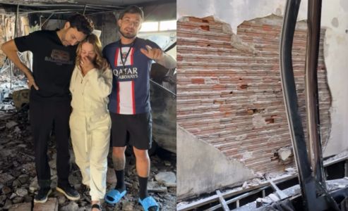 Casa dos pais de MC Gui pega fogo em SP