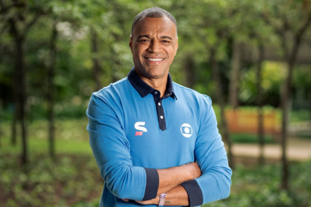 Denilson, apresentador da Ge tv