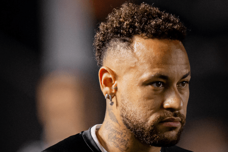 Neymar, atacante do Santos
