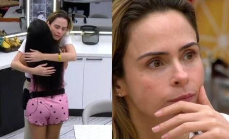 Ana Paula abraça Jordana e chora no BBB 26