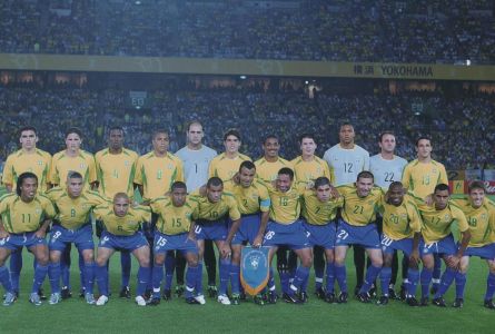 Elenco pentacampeão do mundo pela Seleção Brasileira