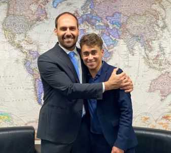 Eduardo e Nikolas: relação estremecida foi exposta nas redes sociais