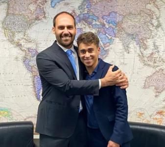 Eduardo e Nikolas: relação estremecida foi exposta nas redes sociais