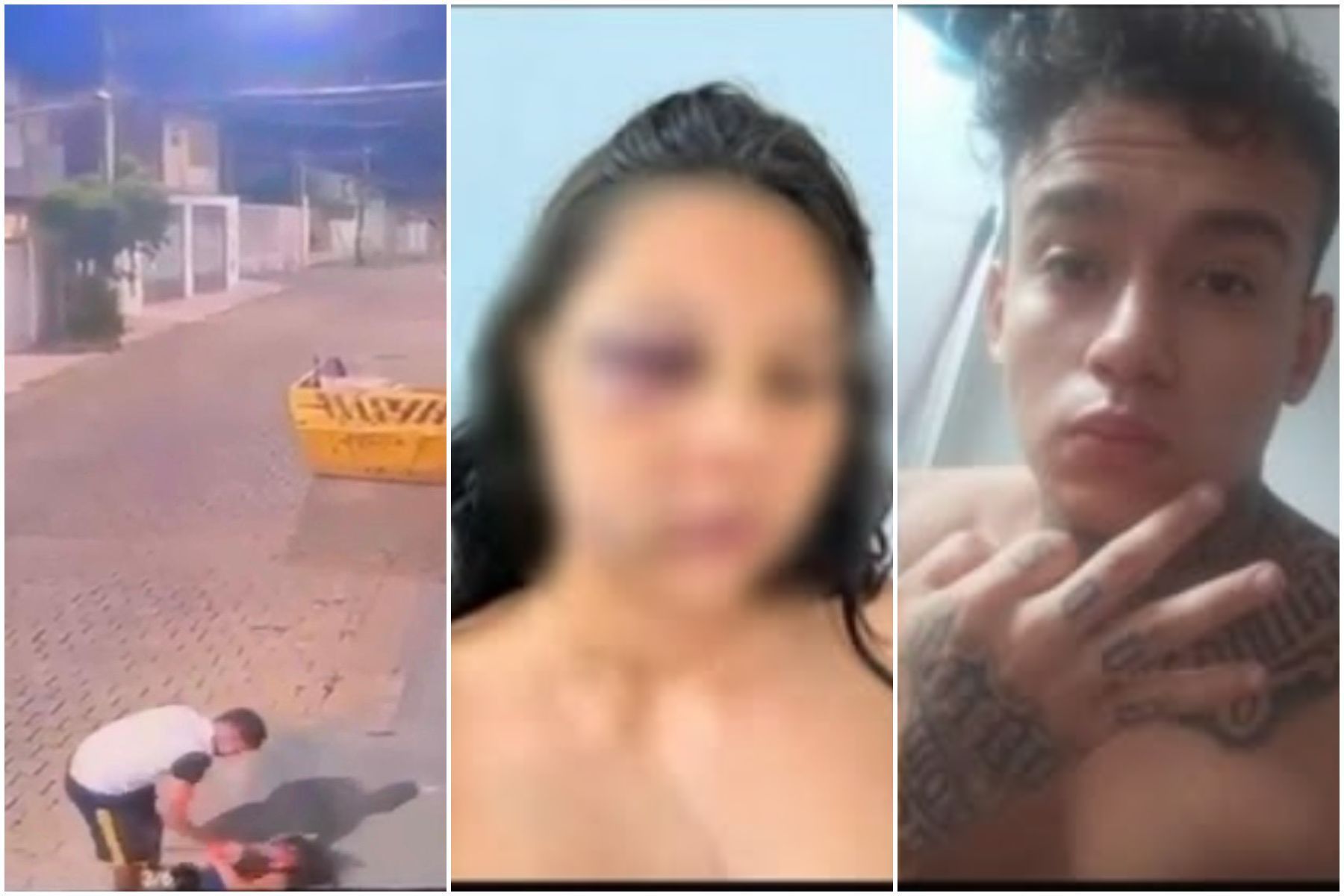 Vídeo: jovem é preso após agredir namorada grávida de 7 meses na Grande SP