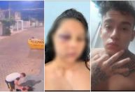 Vídeo: jovem é preso após agredir namorada grávida de 7 meses na Grande SP