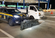 BR-040: PRF apreende 195kg de pasta base de cocaína em Barbacena