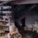 Bombeiros combatem incêndio em loja em São João del-Rei