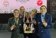 Amanda Oliveira é bronze em Mundial Militar de Meia Maratona por equipes