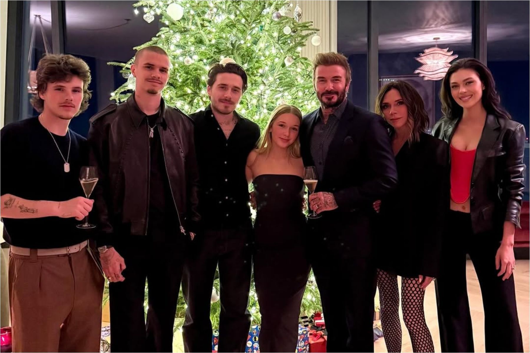 Brooklyn Beckham ignora David Beckham em dia dos pais e parabeniza sogro