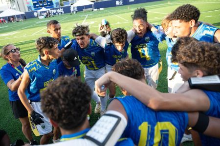 Time do Brasil conquistou o título do Sul-Americano da Juventude de flag football • Reprodução/Instagram/@brasil_oncas