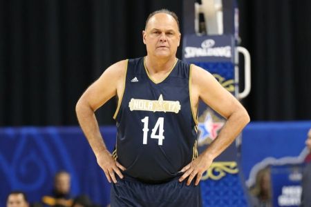 Oscar Schmidt no jogo das Estrelas do NBA em 2017