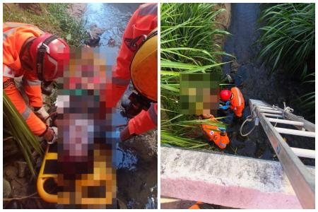 Momento de resgate • Divulgação / Corpo de Bombeiros