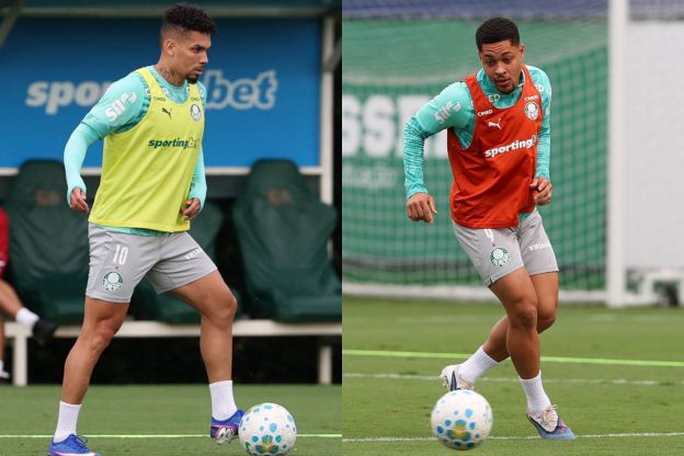 Com Vitor Roque e Paulinho, Palmeiras inicia preparação para Dérbi contra o Corinthians