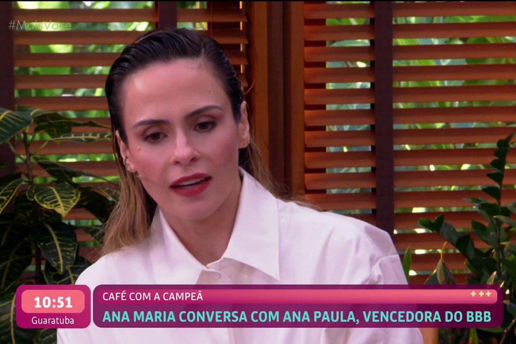 Ana Paula Renault afirma que não sabia que era favorita do BBB 26