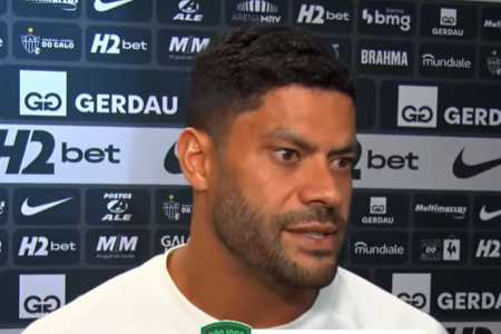 Hulk em entrevista após Atlético x Ceará