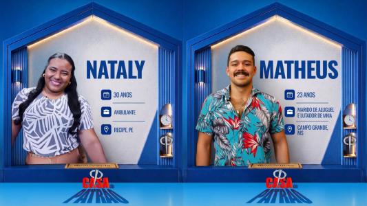Nataly e Matheus estão na Casa do Patrão