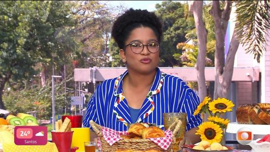 Milena participa do Mais Você, da Globo