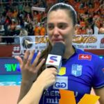 Superliga: de saída do Gerdau Minas, Julia Kudiess chora após vitória e manda recado