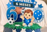 Cruzeiro é tema da celebração de filho de ex-goleador do clube; veja