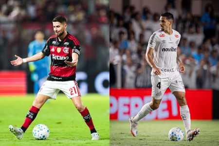 Flamengo x Santos: times de Jorginho e Lucas Veríssimo se enfrentam no Maracanã