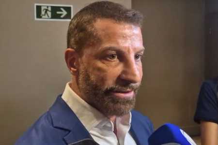 Pedrinho, presidente do Vasco, em entrevista na CBF