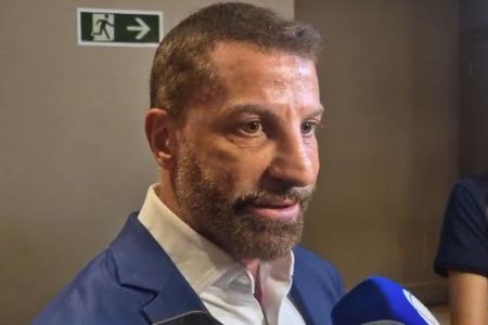 Pedrinho, presidente do Vasco, em entrevista na CBF