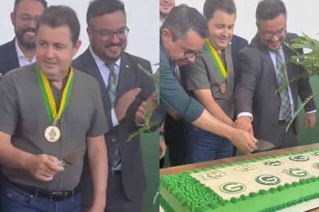 Cenas do vídeo que viralizou do aniversário do Goiás