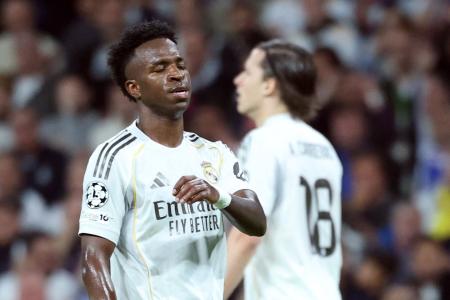 Vini Jr. em atuação pelo Real Madrid
