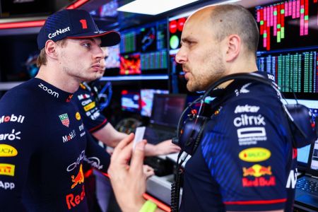 Max Verstappen e Gianpiero Lambiase