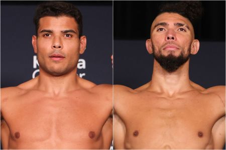 Paulo Borrachinha e Johnny Walker, lutadores brasileiros do UFC