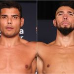 Brasil no UFC 327: Borrachinha e Johnny Walker lutam por afirmação no meio-pesado