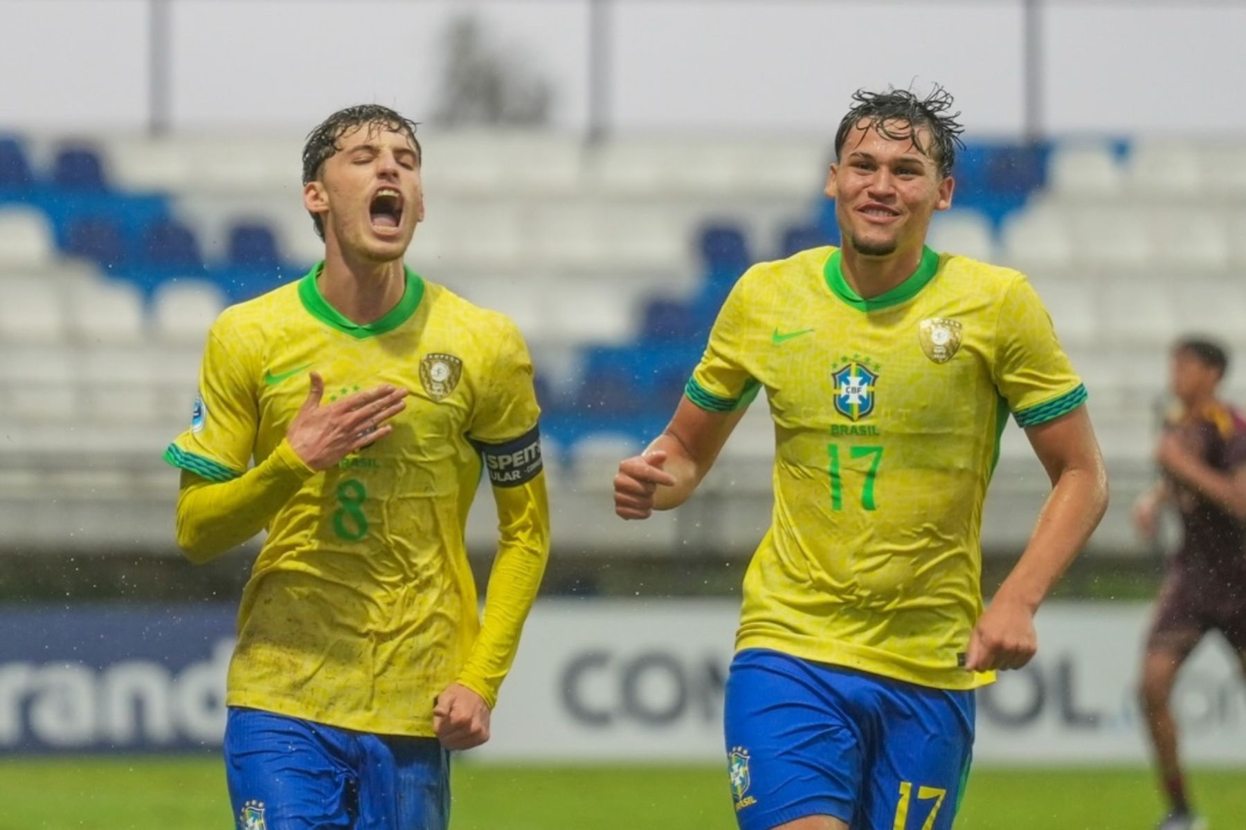 'Cria' do Cruzeiro marca, e Brasil vence Venezuela pelo Sul-Americano Sub-17