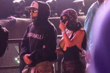 Kim Kardashian e Lewis Hamilton juntos no Coachella • Reprodução X/LH44NEWS