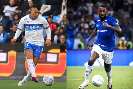 Gary Medel, da Universidad Católica e Gerson, do Cruzeiro