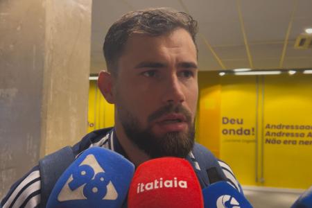 Matheus Cunha após derrota do Cruzeiro para a Universidade Católica