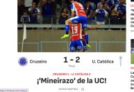 'Mineirazo' e 'aula': imprensa chilena repercute vitória da Católica sobre o Cruzeiro