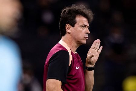 Fernanado Diniz em jogo do Corinthians