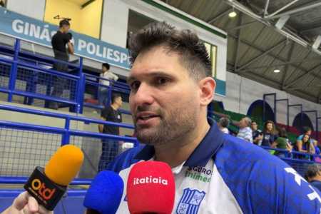 Técnico Gui Novaes após derrota do Itambé Minas para o Sada Cruzeiro