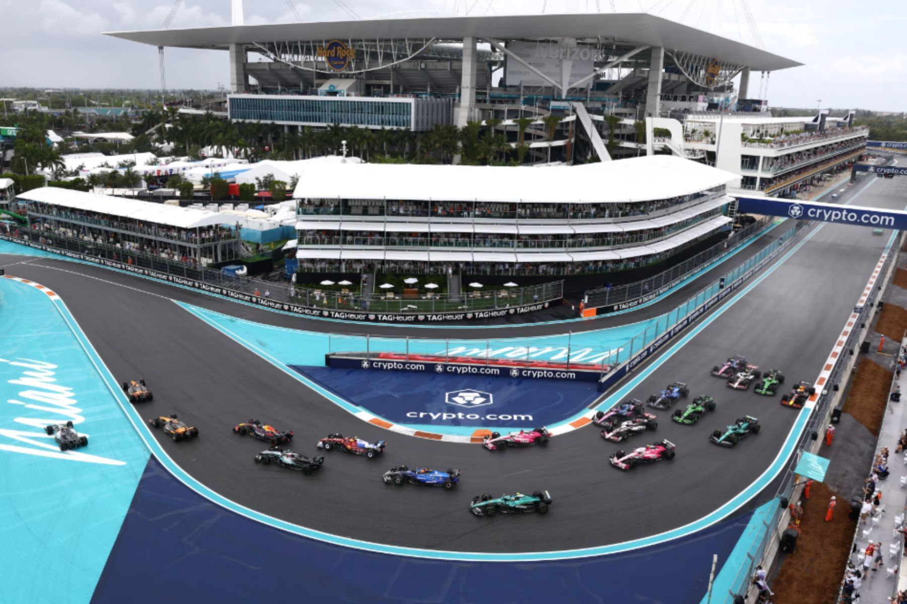 GP de Miami de Fórmula 1 pode ser cancelado devido às condições climáticas
