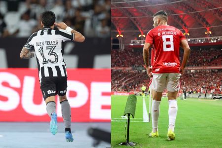 Botafogo x Internacional: Alex Telles e Bruno Henrique devem ser titulares no Mané Garrincha