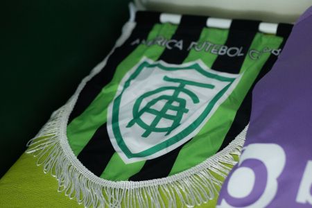 Flâmula com o escudo do América