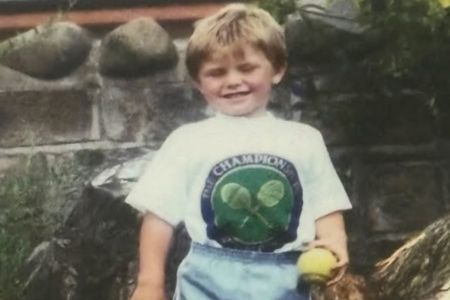 Jamie Murray quando criança