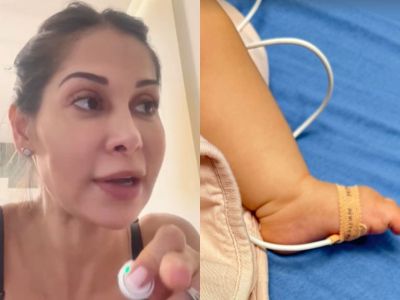 Maíra Cardi pede orações pela filha