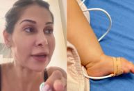 Do hospital, Maíra Cardi pede orações pela filha mais nova após diagnóstico