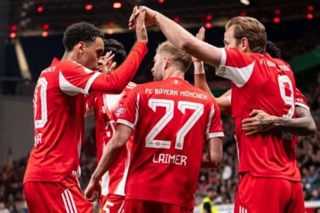 Bayern comemora classificação para a final da Copa da Alemanha