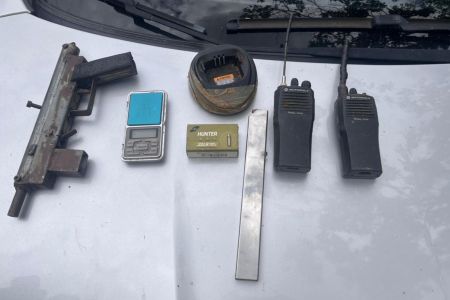 Itens apreendidos durante a prisão em flagrante