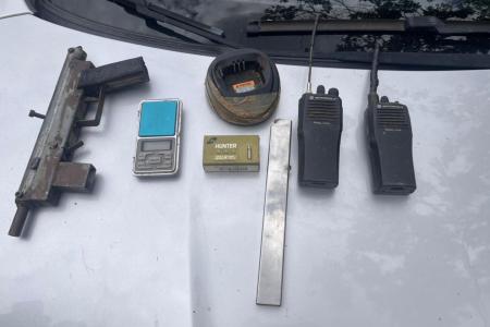 Itens apreendidos durante a prisão em flagrante
